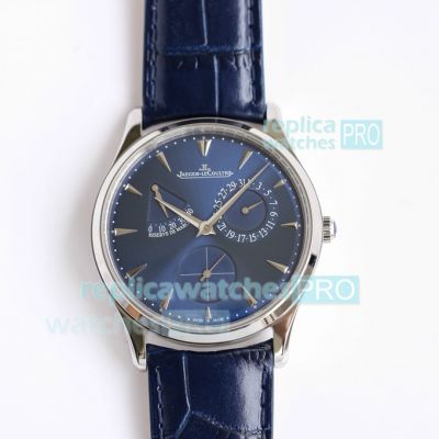 Swiss Replica Jaeger LeCoultre Master Ultra Thin Blue Dial Men's Watch